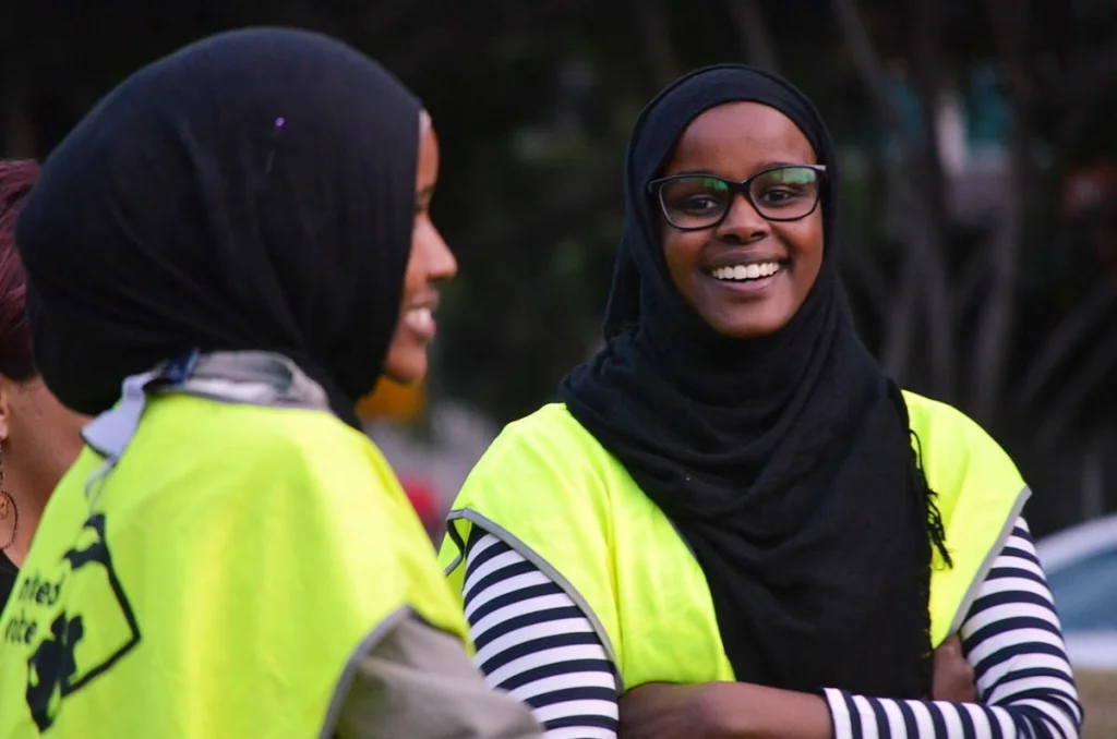 The volunteers were running the event with the particular warmth of people who have personal reasons for being there.
