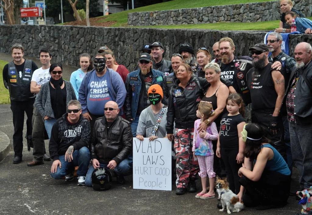 The sign says what the day is about. The group holding it says everything else.