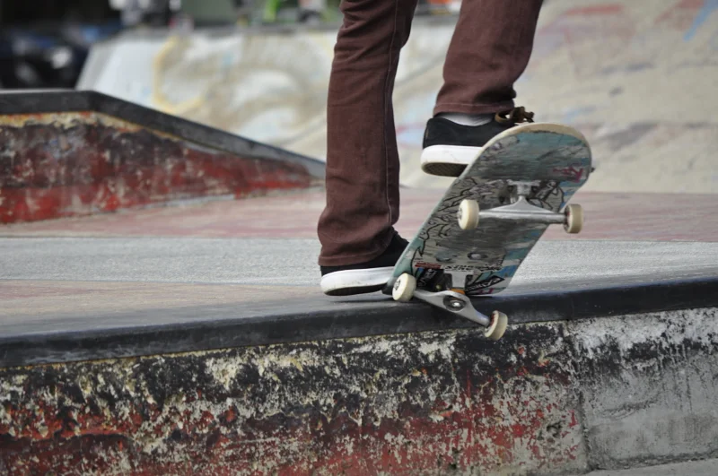 There is a photograph in every skating session that is just about the board and the concrete — no rider, no context, just geometry and intent.